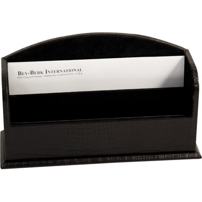 Porte-lettres en cuir Arispe Croco