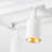 Shura Light Square Ceiling Light With Rotatable Heads, Integrated LED Bulbs, Flush Mount, 3000K, 1820 Lmn-113674677-113674676