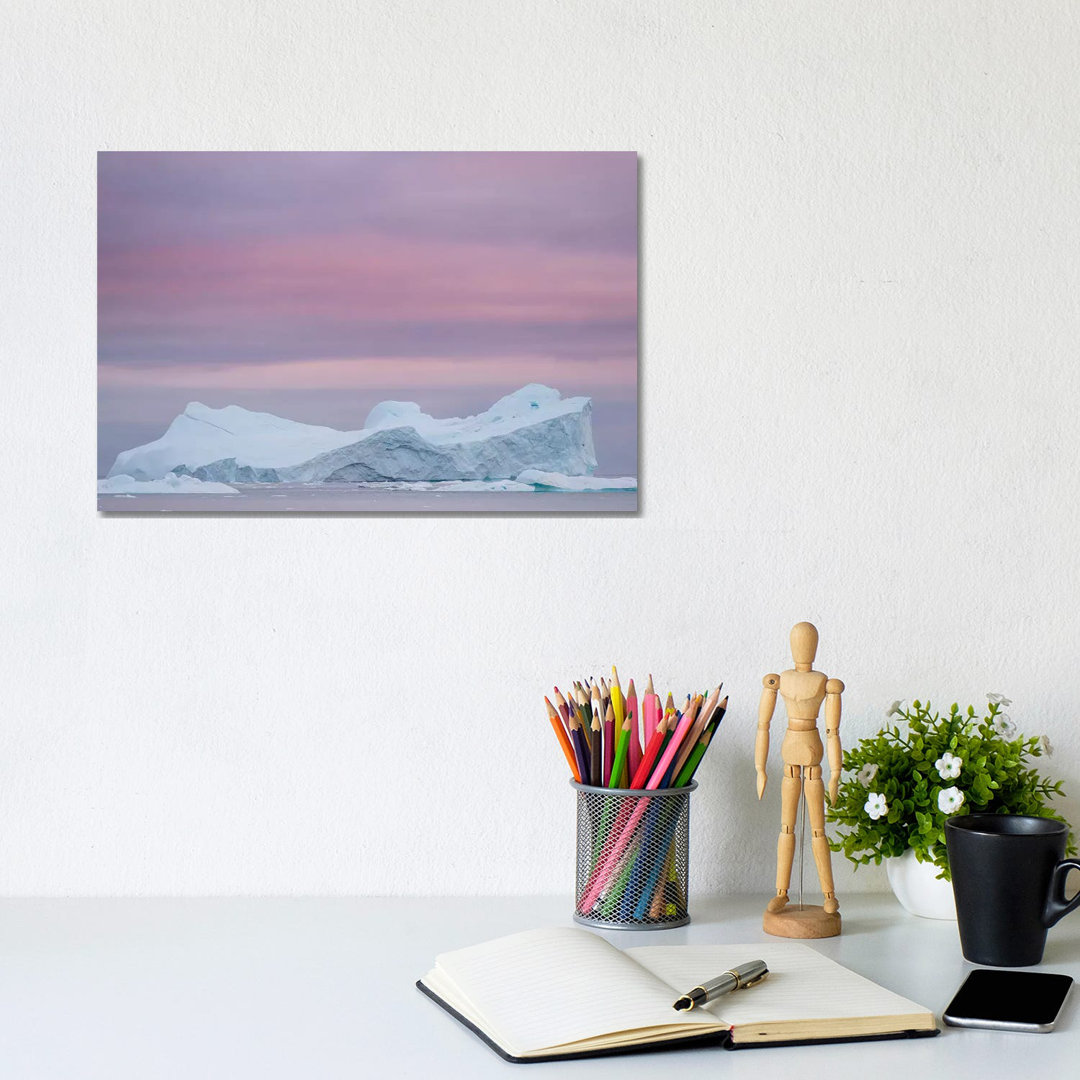 Ilulissat Icefjord, UNESCO, Also Called Kangia Or Ilulissat Kangerlua At Disko Bay. Greenland by Martin Zwick - Wrapped Canvas Print