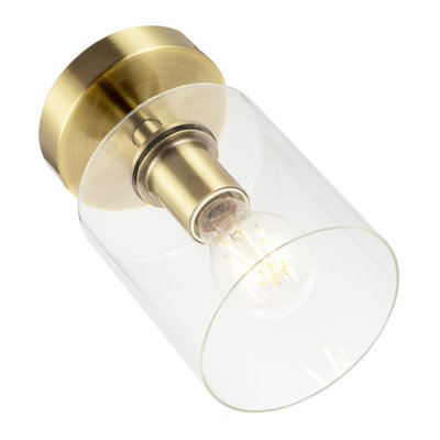 Glass Semi Flush Mount