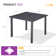 Hesson Square Steel Outdoor Dining Table