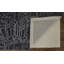 Tapis noir / gris / ivoire en chenille tissé à la machine Jamonie-479754317