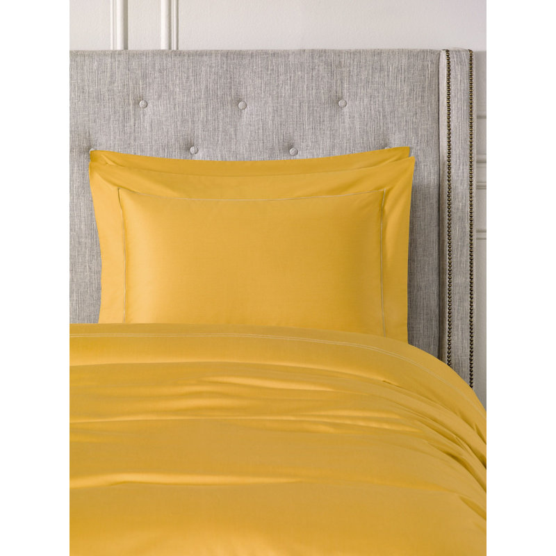 Rhapsody Pillow Sham, Euro, Mustard