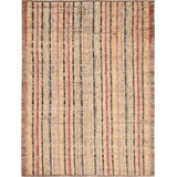Nazmiyal Collection Striped Hand-Knotted Wool Area Rug 5ft 11in X 7ft 9in
