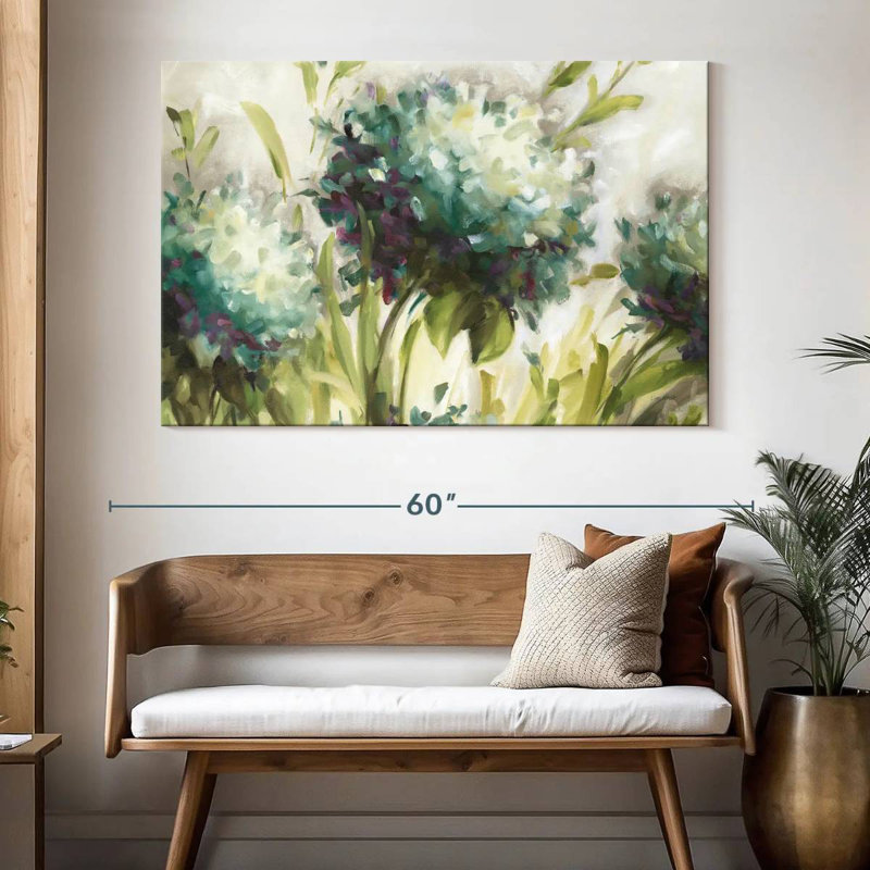 Harnek Hydrangea Field II, 34" H x 51" W
