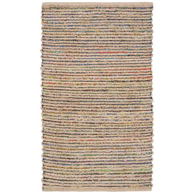 Tapis en jute tissé à la main Chupp, Rectangle 6 pi x 9 pi
