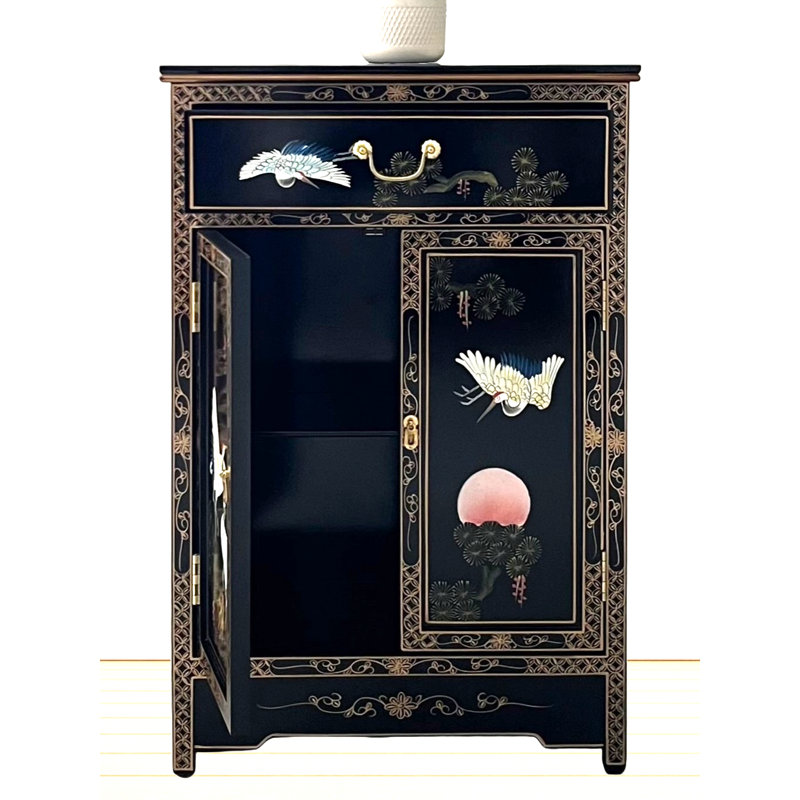 Traverse Hand Painted Lacquer Cabinet