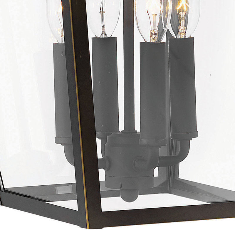 Alford Place 4 - Bulb Outdoor Wall Lantern, Brown