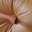 Causeuse-coussin standard en cuir véritable kaki-725207178