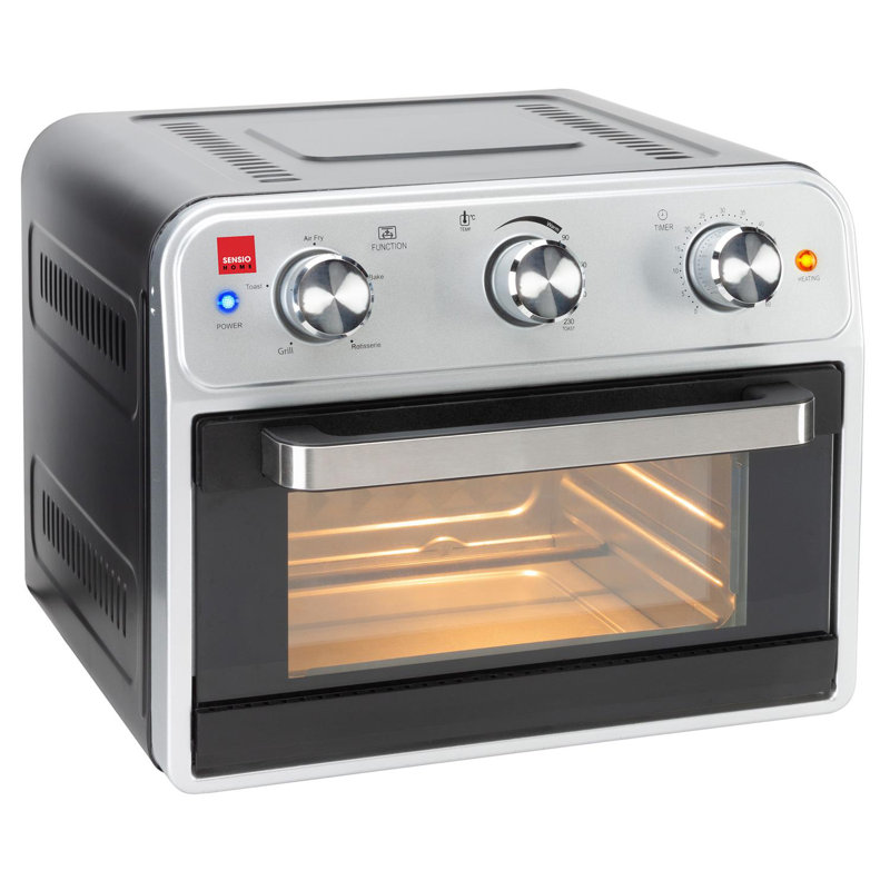 21L Air Fryer Oven with Rotisserie, Full Accessory Set