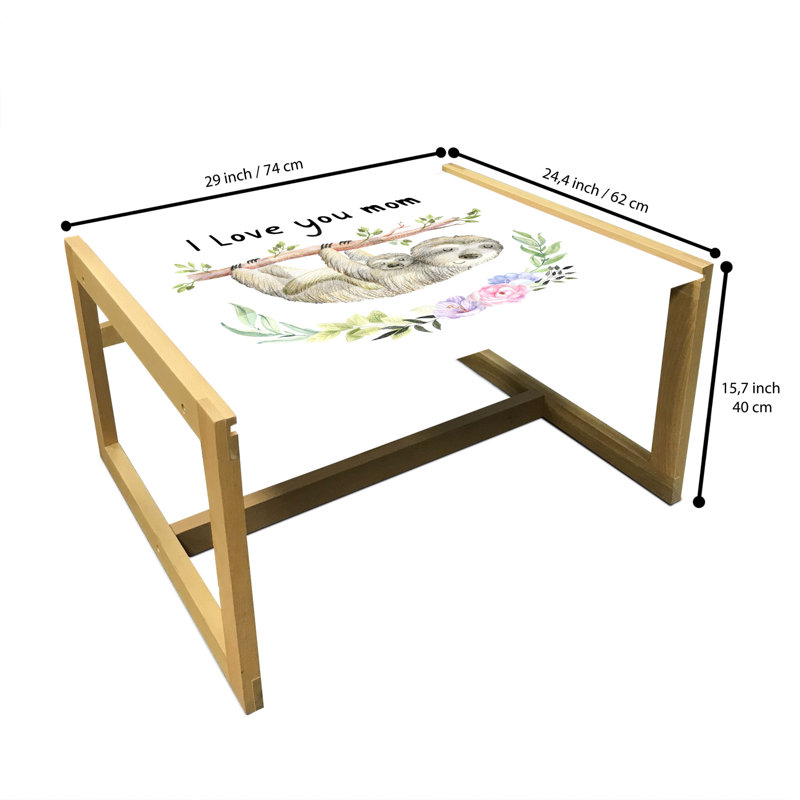 Jakobine Sled Coffee Table, 62cm H x 74cm W x 40cm D