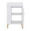 Petit meuble-lavabo avec lavabo simple en céramique-414888839
