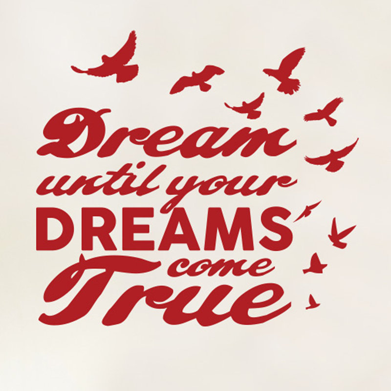 Wall Decal, Dark Red