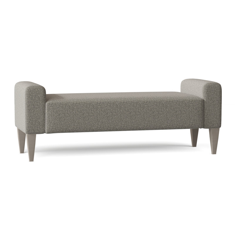 Sudbury Upholstered Bench, Akiko Graphite Performance 5534-011, Blanca