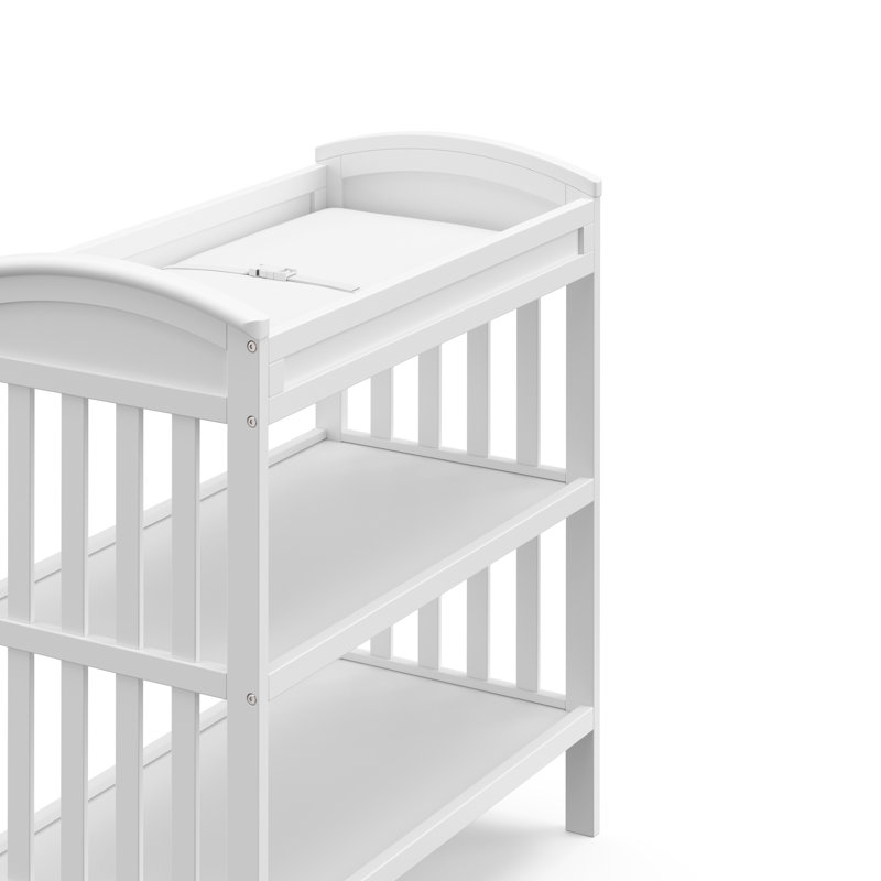 Table à langer avec coussin Benton, Blanc