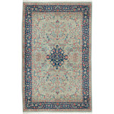 Hand-Knotted High-Quality Blue Area Rug