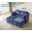 Causeuse modulaire avec repose-pieds double Calkins-100278782