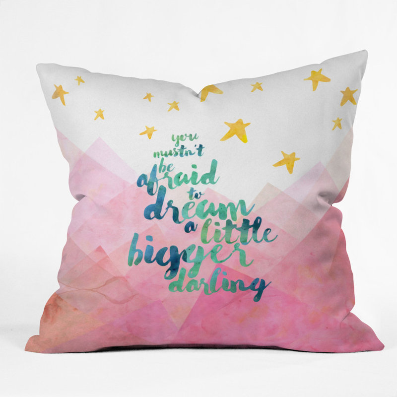Coussin d'extérieur Hello Sayang, 18 po x 18 po