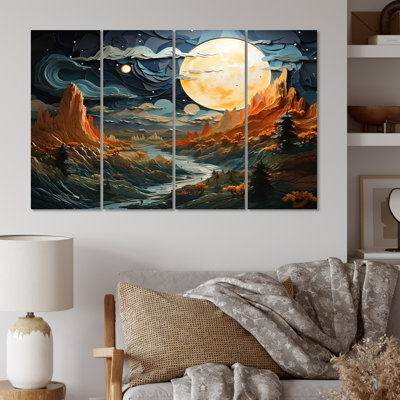 Earth Jupiters Jewel The Galaxy II Education Wall Decor on Metal