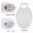 Toilet Seat Elongated,Toilet Seat With Toddler Seat Built In, Potty Training Toilet Seat Elongated Fits Both Adult And Child-103035838