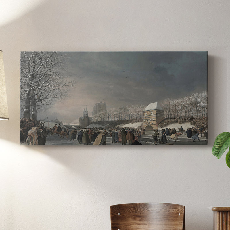Série paysage - Dxxii - Toile tendue avec châssis - Prêt à accrocher, H 16 po x l 32 po