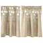 Petits rideaux Fenêtres courtes Rideaux décoratifs de style court Chambre à coucher avec demi-rideaux brodés pour rideaux de porte de petite taille bloquant la lumière-131150984
