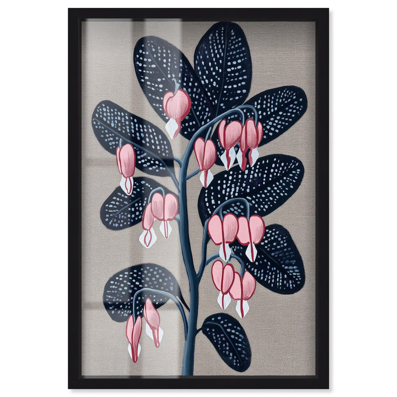 «Heart's Little Tears I Shadowbox Print», décoration murale par Art Remedy, cadre noir, 11 x 16, H 16 po x l 11 po