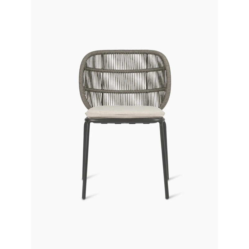 Kodo Outdoor Dining Side Chair, Fossil Gray