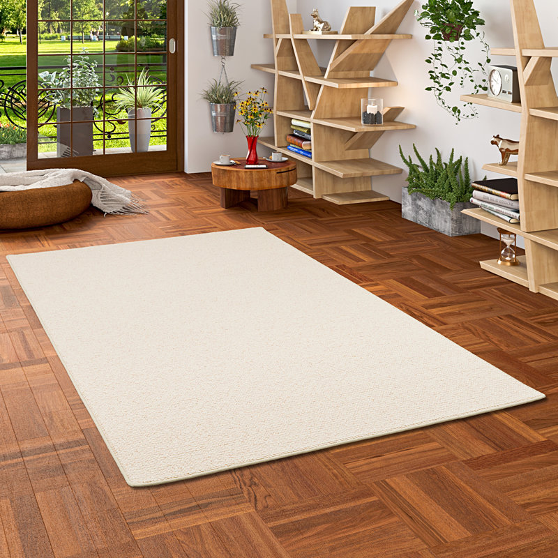 Berber Malta Natural Wool Rug, Rectangle 140 x 200cm