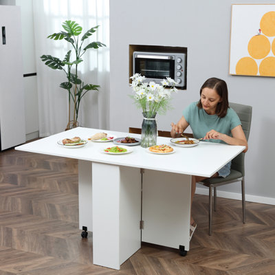 Baltasar Folding Dining Table Kitchen Desk Multifunctional Expandable