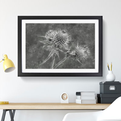Thistle Flower Vol.5 - Picture Frame Graphic Art