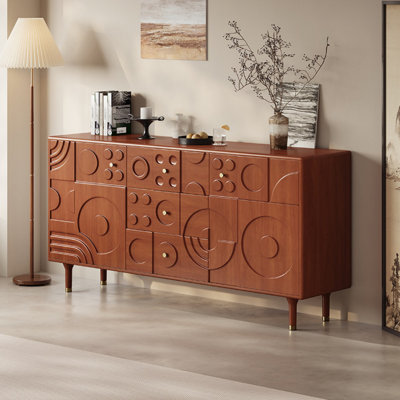 American Style Carved Retro Sideboard