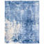 Tapis bleu / blanc à motif abstrait Mcelroy-29363078