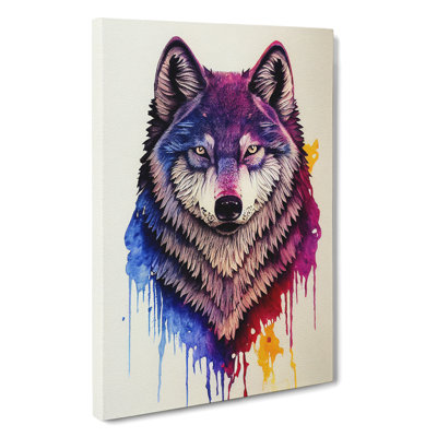 Painted Wolf No.5 - Wall Art