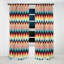 Rétro motif Mid-Century à chevrons I - Rideau à chevrons - Rideau à chevrons occultant - 1 panneaux-107554907