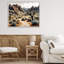 Cactus Canyons Pathway, giclée encadrée, design par Tabz Jones-117115439-117115441