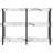 Metal Frame 3-Tier Console Table