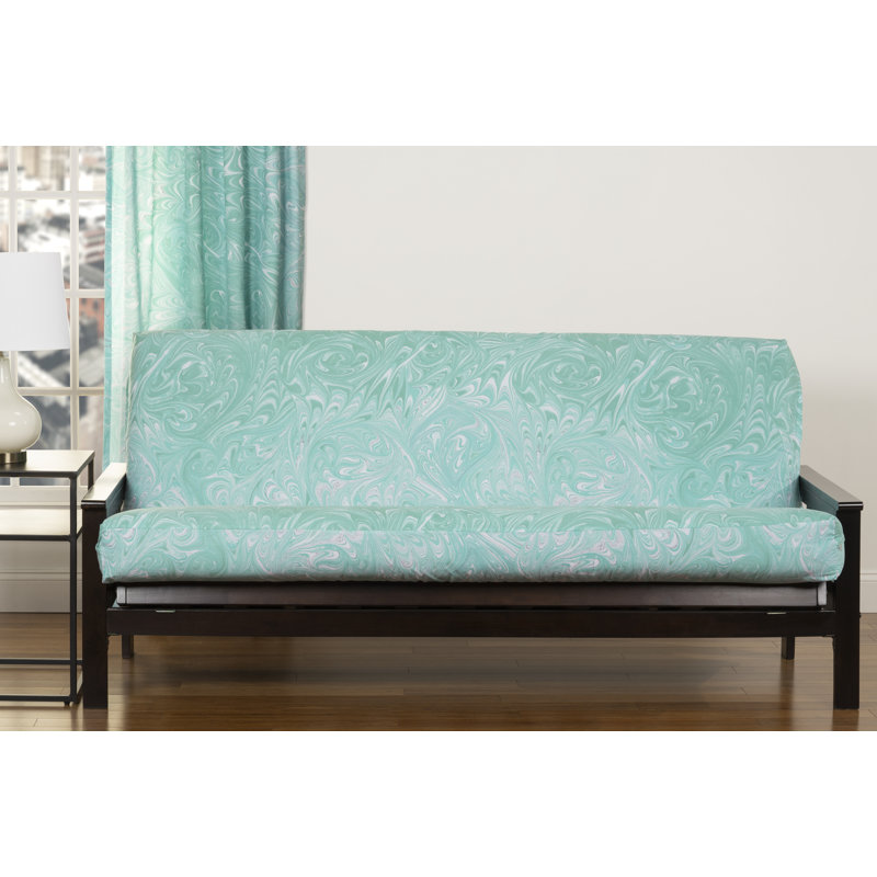 Housse pour futon à coussins carrés Aquarius, Simple