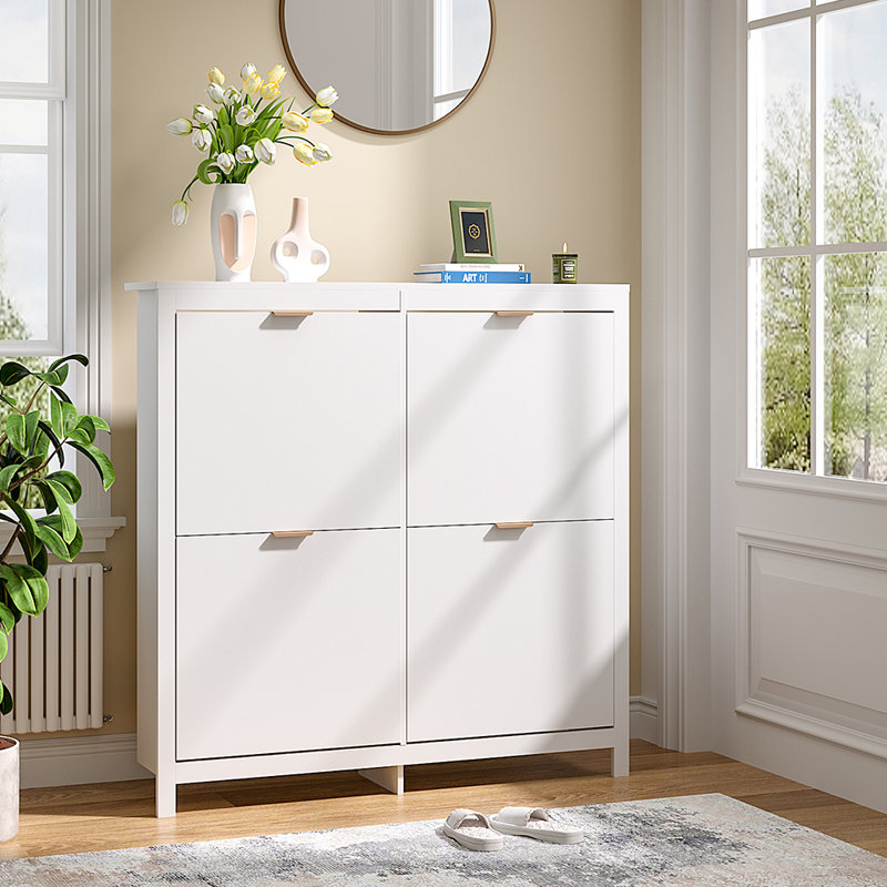 16 Pair Shoe Storage Cabinet