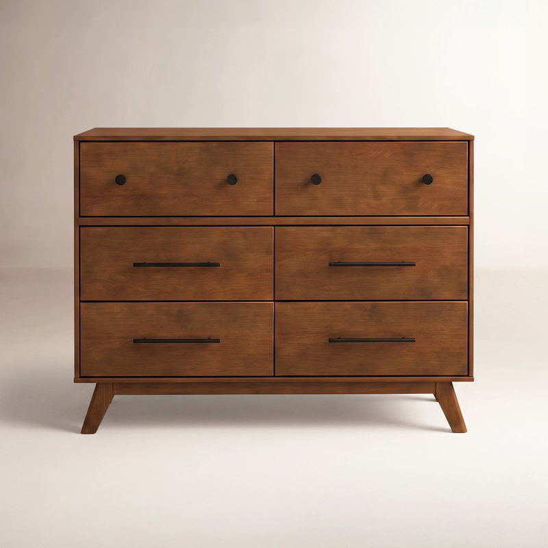 Commode 6 tiroirs Otto, Noyer