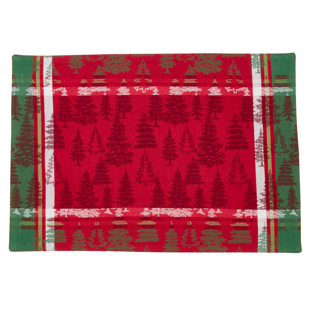 Sapienza Cotton Floral Rectangle Placemat (Set of 4) The Holiday Aisle®