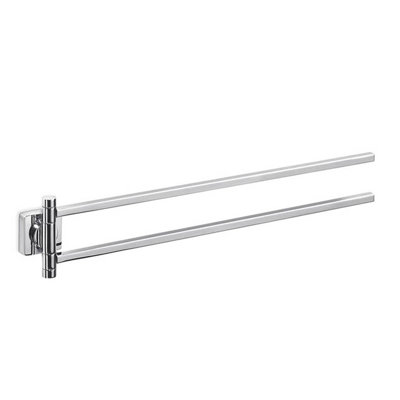 Barre à serviettes murale 15,7 po double swing Quadro