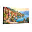 Scénique et paysages urbains colorés, village méditerranéen au bord de la mer-554663660