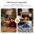  Cowsar Infrared Freestanding Portable Electric Fireplace Stove Heater With Remote,Timer,Adjustable Brightness And Speed,Double Doors-631577180