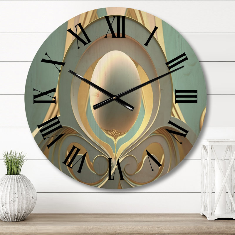 Futur horloge murale géométrique abstraite, Moyenne