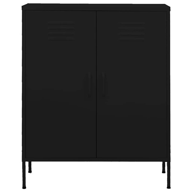 Rangement industriel en acier anthracite, Gris anthracite