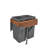 Rev-A-Shelf Wood Top Mount Pull Out Trash/Waste Container with Soft Close-93603952-93603951