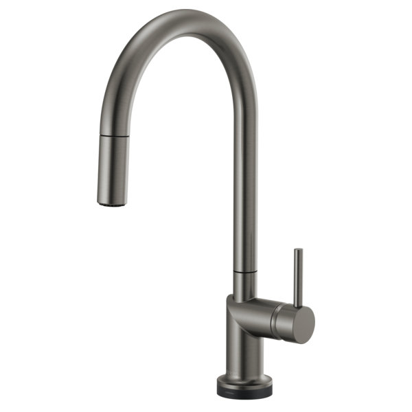 Odin® SmartTouch® Pull-Down Faucet with Arc Spout, Luxe Steel, Lever