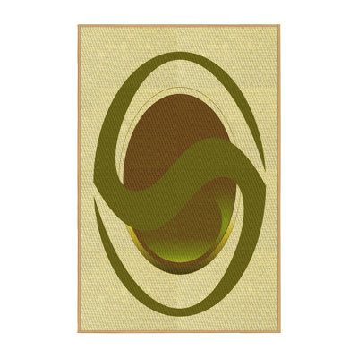 Tapis jaune / vert