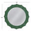 Miroir mural rond vert avec cadre incurvé Altair-657758033
